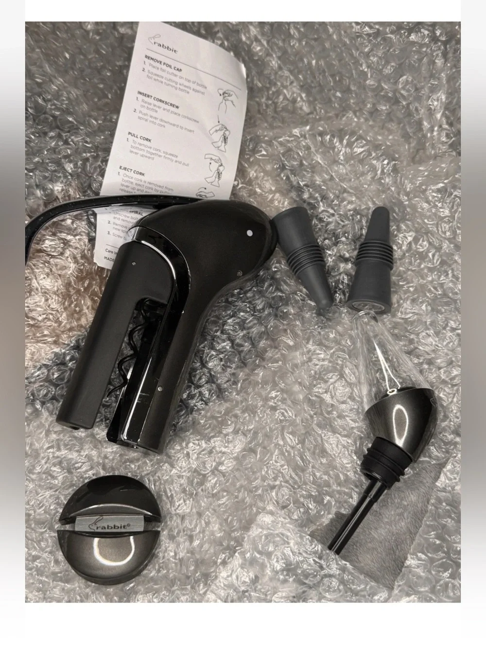 Rabbit 5 Piece Wine Opener Set